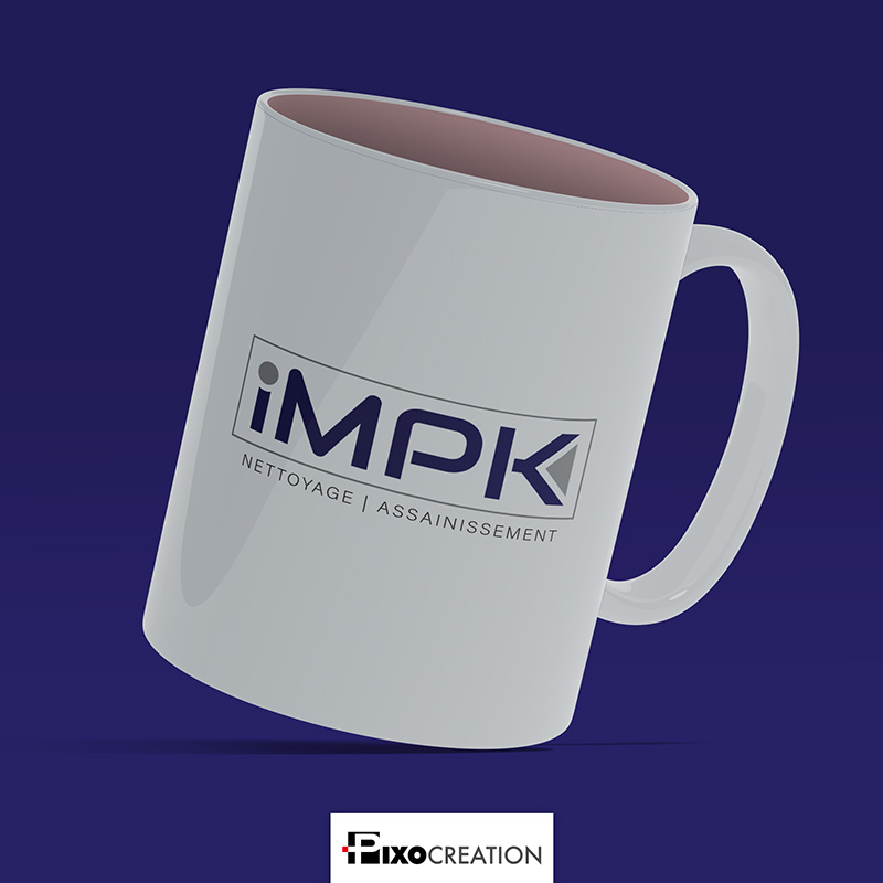 Logo d’une tasse promotionnelle pour iMPK