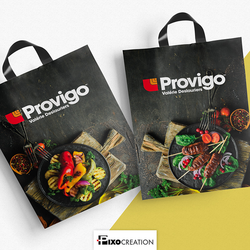 Design d’un sac alimentaire pour Provigo
